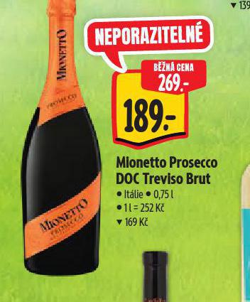 MIONETTO PROSECCO DOC TREVISO BRUT