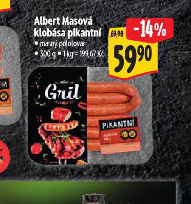 MASOV KLOBSA PIKANTN
