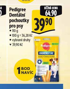 PEDIGREE DENTLN POCHOUTKY PRO PSY