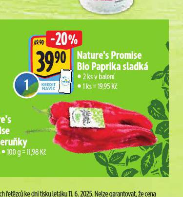 BIO PAPRIKA SLADK