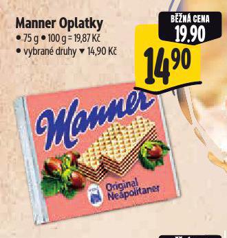 MANNER OPLATKY