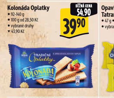 KOLONDA OPLATKY
