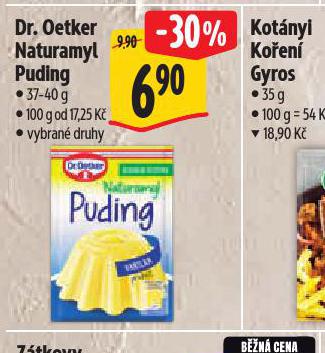 DR. OETKER NATURAMYL PUDING