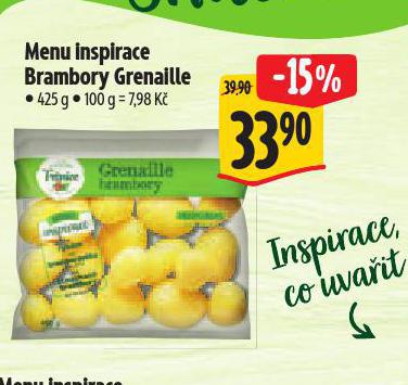 MENU INSPIRACE BRAMBORY GRENALLE