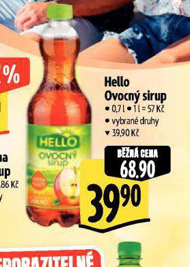 HELLO OVOCN SIRUP