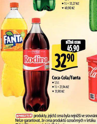 COCA COLA, FANTA