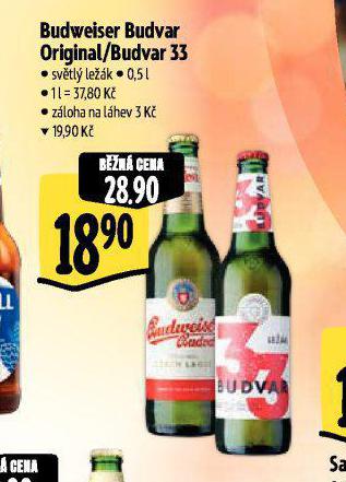 PIVO BUDVAR 33