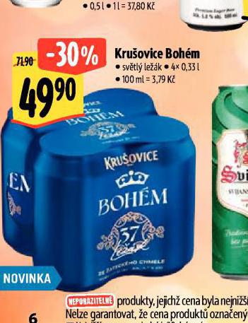 PIVO KRUOVICE BOHM