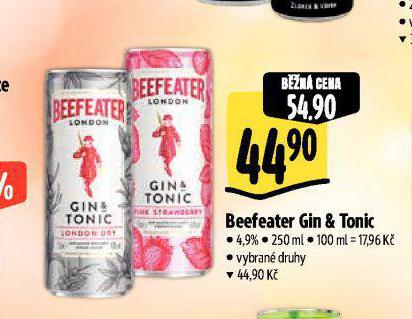 BEEFEATER GIN & TONIC