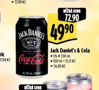 JACK DANIELS AND COCA COLA