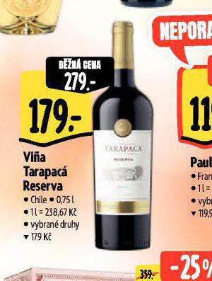 VIA TARAPAC RESERVA