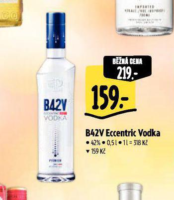 B42V ECCENTRIC VODKA 42%