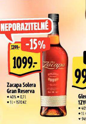 ZACAPA SOLERA GRAN RESERVA