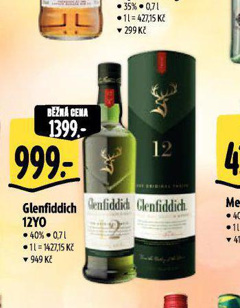 GLENFIDDICH 12 YEARS OLD WHISKY
