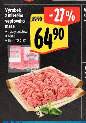 VROBEK Z MLETHO VEPOVHO MASA