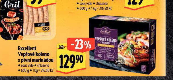 EXCELLENT VEPOV KOLENO S PIVN MARINDOU