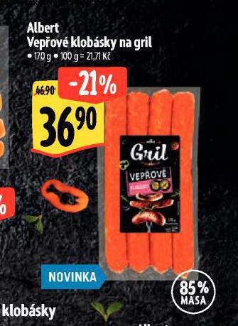 VEPOV KLOBSKY NA GRIL