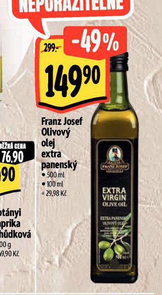 FRANZ JOSEF OLIVOV OLEJ EXTRA PANENSK
