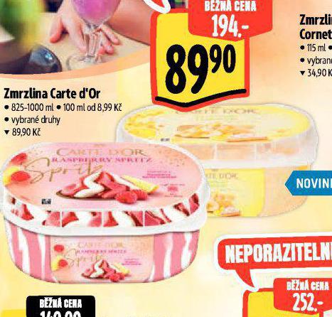 ZMRZLINA CARTE DOR