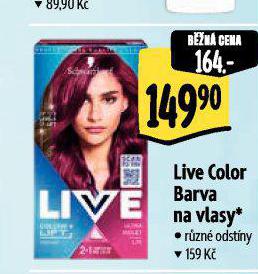 LIVE COLOR BARVA NA VLASY