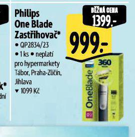 PHILIPS ONE BLADE ZASTIHOVA