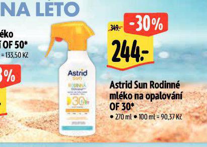 ASTRID SUN RODINN MLKO NA OPALOVN