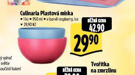 CULINARIA PLASTOV MISKA