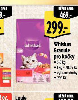 WHISKAS GRANULE PRO KOKY