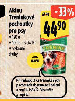 AKINU TRNINKOV POCHOUTKY PRO PSY