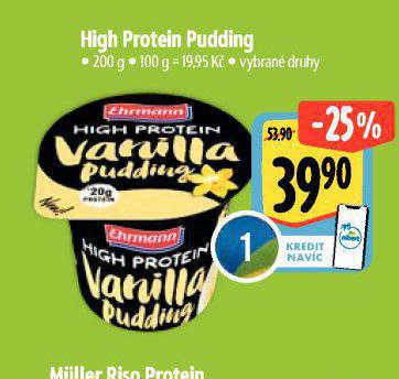 HIGH PROTEIN PUDDING