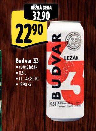 PIVO BUDVAR 33