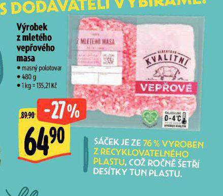 VROBEK Z MLETHO VEPOVHO MASA