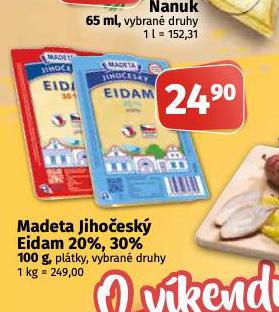 MADETA JIHOESK EIDAM 20%, 30%
