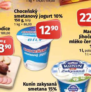 CHOCESK SMETANOV JOGURT 10%