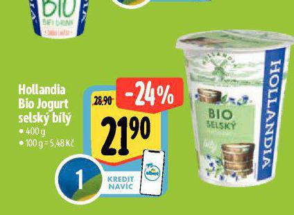 HOLLANDIA BIO SELSK JOGURT