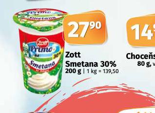 ZOTT SMETANA 30%