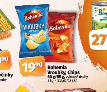 BOHEMIA VROUBKY, CHIPS