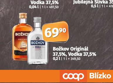 BOKOV ORIGINL, VODKA