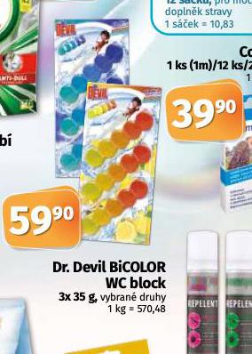 DR. DEVIL BICOLOR WC BLOK