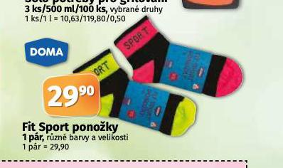 FIT SPORT PONOKY