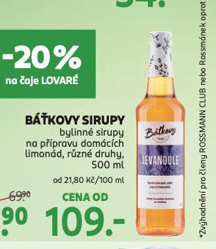BKOVY SIRUPY