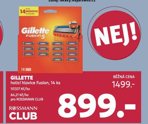 GILLETTE HOLIC HLAVICE