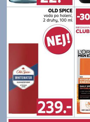 OLD SPICE VODA PO HOLEN