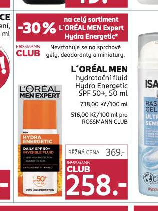 LOREAL MEN HYDRATAN FLUID