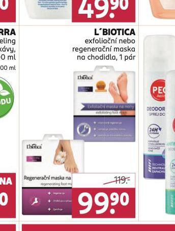 LBIOTICA MASKA NA CHODIDLA