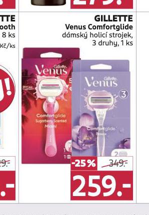 GILLETTE VENUS COMFORTGLIDE DMSK HOLIC STROJEK