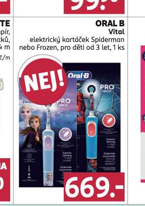 ORAL-B ELEKTRICK KARTEK