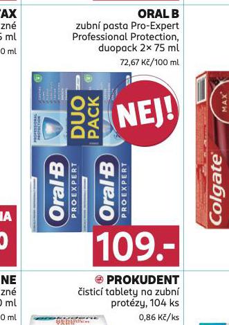 ORAL-B ZUBN PASTA