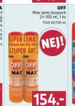 OFF MAX SPREJ DUOPACK