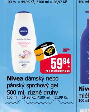 NIVEA SPRCHOV GEL
